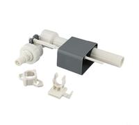 Vanne d'arrivée d'eau de toilette murale G1/2 ou G3/8 en plastique blanc pour systèmes de chasse d'eau modernes, économie d'espace, pièce de réparation de plomberie de salle de bain (9,5 mm)