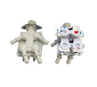 Vanne d'arrivée d'eau lave-linge, compatible avec LG | AJU75412402 AJU75412413, électrovanne 4 voies, 1 entrée 4 sorties, DC 12V(5521ER1002M)