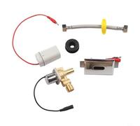 Vanne de chasse automatique infrarouge pour urinoir, portée réglable de 30 à 100 cm, économie d'eau intelligente, rinçage automatique 24 h, batterie DC 6 V, compatible avec entrée G1/2" (B)