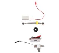 Vanne de chasse automatique pour urinoir à induction avec capteur infrarouge pour opérations manuelles, distance de détection 30-100 cm, entrée G1/2", argent (B)