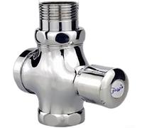 Vanne de chasse d'eau à pression retardée entièrement en cuivre, interrupteur à bouton poussoir pour urinoir Squat à commande manuelle, soupape d'économie d'eau temporisée (A)