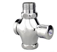 Vanne de chasse d'eau à pression retardée entièrement en cuivre, interrupteur à bouton poussoir pour urinoir Squat, soupape d'économie d'eau temporisée (2,5 cm de grande taille)