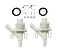 Vanne de chasse d'eau pour camping-car et caravane - Valve de chasse d'eau pour camping-car, camping-car et caravane - Ajustement précis pour l'entretien de la voiture, des visites et