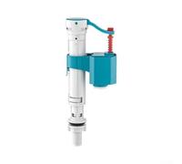 Vanne de chasse d'entrée par le bas des toilettes - Moulage intégré - En plastique résistant aux fuites - Entrée réglable avec filtre anti-siphon amovible - Faible bruit - Convient pour la maison et