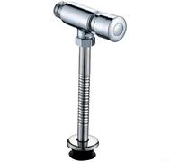 Vanne de chasse d'urinoir manuelle en laiton avec mécanisme de retard de 3 | Fonctionnement efficace pour les toilettes publiques et les maisons - Raccord standard de 20 mm - Connexion à 4 ports - Débit