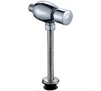 Vanne de chasse d'urinoir manuelle en laiton avec mécanisme de retard de 3 | Fonctionnement efficace pour les toilettes publiques et les maisons - Raccord standard de 20 mm - Connexion à 4 ports - Débit