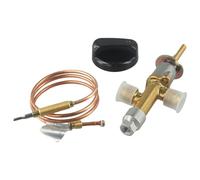 Vanne de commande de chauffage de terrasse à gaz avec capteur thermocouple M8x1 600 mm de longueur basse pression pièce de rechange connexion 3/8"
