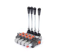 Vanne de commande hydraulique à main - Valve de direction hydraulique à 4 Spool P40 pour cylindres à double action