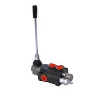 Vanne de commande hydraulique série G 3625PSI - P40 - Vannes de contrôle directionnelles 3 positions avec 1 bobine | Tracteurs, chargeurs, réservoirs, soupapes à vitesse réglable, 10 GPM