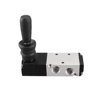 Vanne de Commande Manuelle Pneumatique, 5 Ports, 3 Positions, Vanne Manuelle en L 0~0 8Mpa, Facile à Installer et à Serrer, Performances Optimales pour les Systèmes Industriels