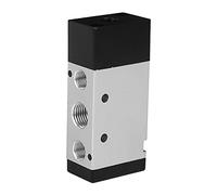 Vanne de commande pneumatique à 2 positions à 5 voies, accessoire mécanique de valve d'air, structure de colonne coulissante en alliage d'aluminium avec faible résistance à la friction, installation