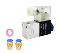 Vanne de commande pneumatique, électrovannes d'air 2V025-06 2 positions 2 ports 1/8 "" normalement fermé DC12V 24V AC110V 220V(2V025-06 Only,AC220V)