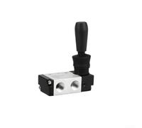 Vanne de commande pneumatique manuelle avec interrupteur pneumatique en alliage d'aluminium pour régulation du débit des fluides dans les équipements mécaniques de transformation des aliments (3H210