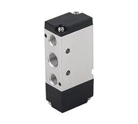 Vanne de commande pneumatique, vanne mécanique à 2 positions et 5 voies en alliage d'aluminium avec interface G1 de 4 pouces pour outil pneumatique, structure de colonne (4A210-08 G1/4”)