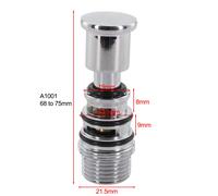 Vanne De Commutation De Douche,Inverseur D'eau De Traction À Ressort,Distributeur D'eau De Baignoire Triple,Cartouche De Douche Thermostatique - Type A1001