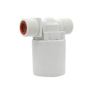 Vanne de contrôle automatique du niveau d'eau, 1 pièce, robinet à bille flottant à haute efficacité for réservoirs d'eau, piscines(1/2inch Parallel Inside)