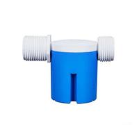Vanne de contrôle automatique du niveau d'eau DN25 - Robinet flotteur compact pour réservoir/piscine/toilettes, fonctionnement non électrique, construction en plastique