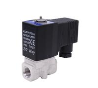 Vanne de contrôle de fluide série 2L 2L050 2L050-10 2L050-15, à action directe et normalement fermée, Type terminal/œillet 3/8 "1/2"(2L050-06 (Grommet),AC110V (-C))