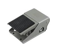 Vanne de contrôle de pression à pédale 3 voies 2 positions 6,35 mm PT Air Interrupteur pneumatique filetage G1/4, pression de fonctionnement 0-0,8 MPa, construction en métal avec silencieux intégré