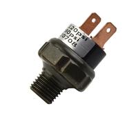 Vanne de contrôle de pression du compresseur d'air, 90-120 PSI découpe/découpe réglable, 10,2 cm pour filetage NPT, boîtier en métal robuste, noir