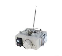 Vanne de contrôle de température pour friteuse, thermostat constant 100-340 °C, régulateur de débit de gaz avec surveillance de la flamme, réglage de la pression stable pour la cuisine