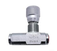 Vanne de contrôle du débit hydraulique à joint unidirectionnel industriel avec débit de 46 GPM et pression de ressort de 7 25 PSI pour les opérations hydrauliques contrôlées (STU-G3/8)