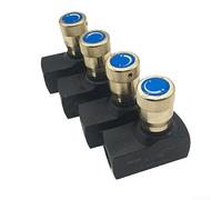 Vanne de contrôle du débit hydraulique manuelle NPT 1,9 cm en acier pour systèmes de tuyaux de machines lourdes, noir (NPT 3/4)