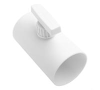 Vanne de contrôle du volume d'air en plastique avec fonctionnement manuel et poignée réglable à 90 degrés adaptée pour contrôler le volume d'air et agir comme clapet anti-retour (75 mm)