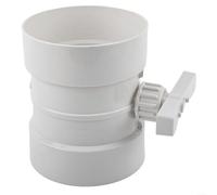 Vanne de contrôle du volume d'air en PVC à fonctionnement manuel pour une régulation précise du flux d'air dans les systèmes de ventilation avec résistance à la pression et performance de fuite (125