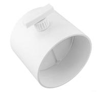 Vanne de contrôle du volume d'air manuelle ronde en plastique avec fonction clapet anti-retour conçue pour une distribution d'air contrôlée (160 mm)