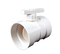 Vanne de contrôle manuelle du volume d'air en PVC pour conduits de ventilation et d'échappement - 75-315 mm de diamètre, résistant à la pression, régulateur de débit résistant à l'usure (200 mm)