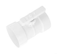 Vanne de contrôle manuelle du volume d'air en PVC pour conduits de ventilation et d'échappement - 75-315 mm de diamètre, résistant à la pression, régulateur de débit résistant à l'usure (250 mm)