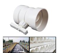 Vanne de contrôle manuelle du volume d'air en PVC robuste pour tout projet (90 mm)