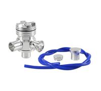 vanne de contrôle vanne de dérivation Soupape de décharge en aluminium S Diverter Turbo BOV Boost compatible pour Volkswagen 1.8T 2.7T sans logo BOV-1022(Silver)