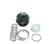 vanne de contrôle vanne de dérivation Soupape de décharge Tial noire de haute qualité de 50 mm, CNC BOV authentique avec bride en V