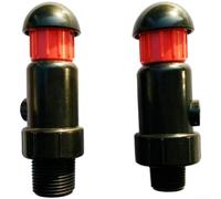Vanne de décharge d'air avec construction en plastique et filetage NPT, convient pour les systèmes d'irrigation pour éviter les problèmes de pression (1,9 cm)