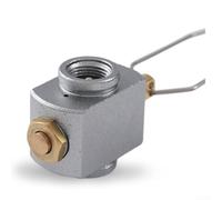 Vanne de décharge de pression pour bouteille de gaz extérieure et adaptateur pour réchaud de camping, acier inoxydable avec anneaux d'étanchéité multicouches, contrôle du débit réglable (A)