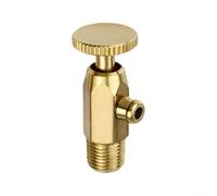 Vanne de décompression d'air en laiton pour chauffe-eau, buse de 12/16 mm, valve d'échappement à serrage manuel pour vieux radiateur en fonte, 1 paquet (16 filets)