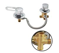 Vanne de dérivation de douche en laiton massif à 3 voies pour robinet de salle de bain, mitigeur d'eau chaude et froide, fileté pour cabine de douche/hammam