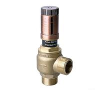 Vanne de dérivation de pression différentielle réglable pour systèmes de chauffage par pompe à chaleur et chaudière avec équilibre hydraulique et filetage de 33 mm de diamètre