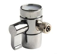 Vanne de dérivation de robinet en laiton, répartiteur de filtre à eau, filetage M22 au-dessus du comptoir, pour évier de cuisine et de salle de bain, compatible avec les tuyaux RO de 6,35 mm
