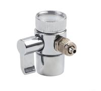 Vanne de dérivation en métal pour filtre à eau d'évier avec tube RO 1/4, convient pour une installation au-dessus du comptoir sur des robinets et appareils standard