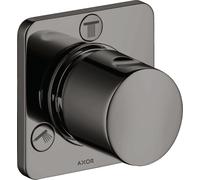 Vanne de dérivation et de commutation encastrée hansgrohe AXOR Citterio M Trio/Quattro, 34920330, Couleur: Chrome noir poli
