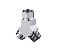 Vanne de dérivation G1/2" en laiton, 3 voies en forme de Y / adaptateur carré universel pour système de douchette à main - Pièce de rechange