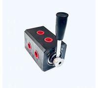 Vanne de dérivation hydraulique 6 voies corps en acier, 3/8" BSP