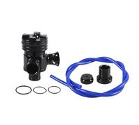 vanne de dérivation vanne de contrôle Soupape de décharge en aluminium S Diverter Turbo BOV Boost compatible pour Volkswagen 1.8T 2.7T sans logo BOV-1022(Black)