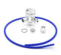 vanne de dérivation vanne de contrôle Soupape de décharge en aluminium S Diverter Turbo BOV Boost pour Volkswagen GTI Jetta et Audi 1.8T 2.7T(Silver)