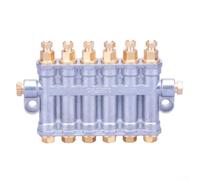 Vanne de distribution de graisse volumétrique avec fonction de retour à ressort pour libération contrôlée du lubrifiant dans la machine-outil pour réseaux de lubrification (3 positions)