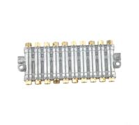 Vanne de distribution d'huile de graisse avec mesure volumétrique et séparation pour une utilisation centralisée pour la lubrification des équipements de production (10 positions)