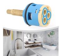 Vanne de douche à 3 voies, cartouche de dérivation de débit en laiton ABS simple O pour anneau inverseur pour mitigeur de douche